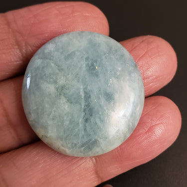 Natural  Aquamarine Cabochon. Size- approx. 32mm